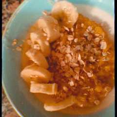 Una foto de Postre súper fácil de avena y naranja!