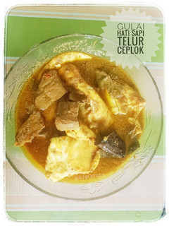 Foto resep Gulai Hati Sapi Telur Ceplok (Tanpa Santan)