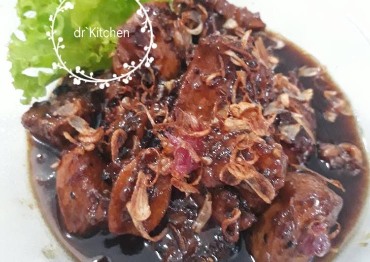 Cara Terbaik Untuk Mencoba Di RumahSemur ayam lada hitam