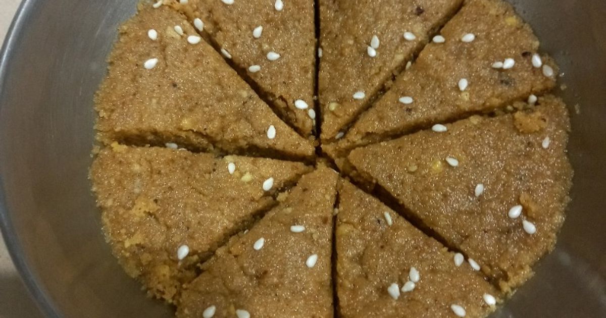 Diet Basen, Wheat Flour, Sweet Dish Recipe by Kulsoom Bukhari - Cookpad