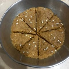 A picture of Diet basen, wheat flour, sweet dish.