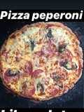 Pizza pepperoni sin gluten