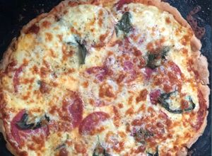 Una foto de Pizza pepperoni sin gluten