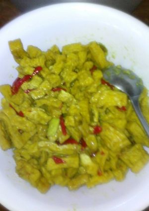 Foto resep Oseng Tahu Pete Bumbu Kuning by: Erni Hartanti.Amd😄😘😍