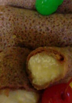 Foto resep Darlung coklat isi Fla selai kacang ala evigani