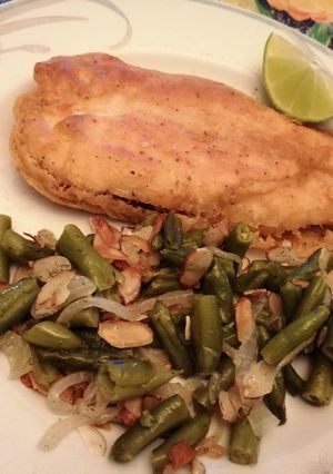 Una foto de Pollo rebozado en masa de cerveza