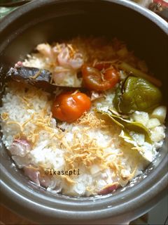 Foto resep Nasi Liwet Rice Cooker