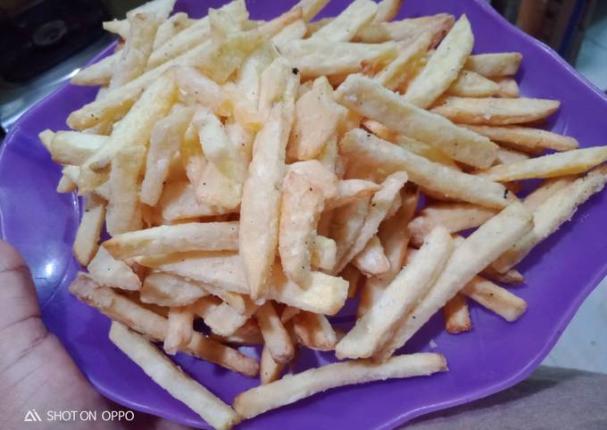 Resep Kentang goreng simple dan krispy Anti Gagal