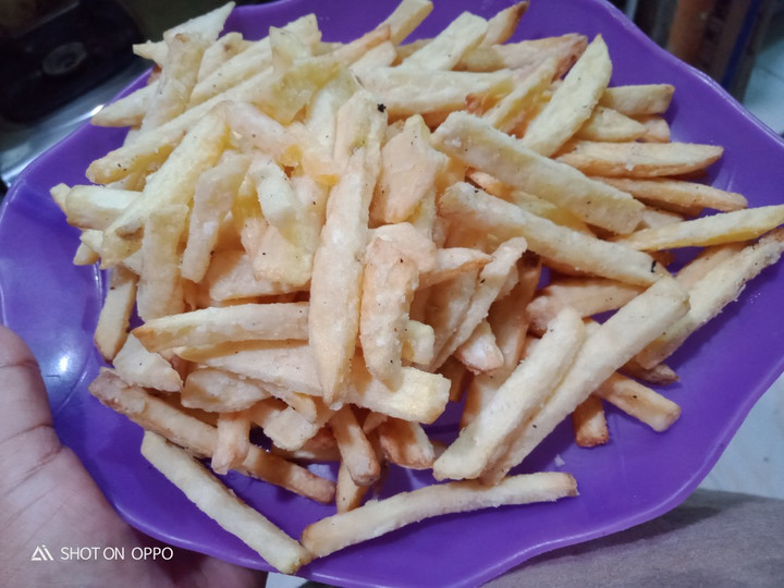 Resep Kentang goreng simple dan krispy Anti Gagal