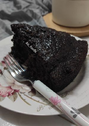 عکسی از دستور کیک خیس شکلاتی