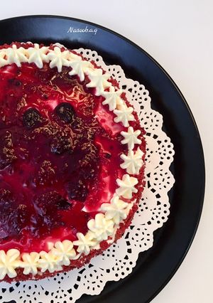 صورة لوصفة رد ڤيلڤت كيك 🍰Red velvet cake