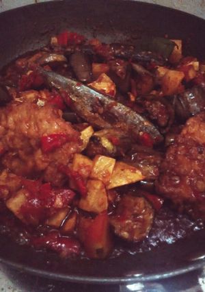 Foto resep Balado terong kentang