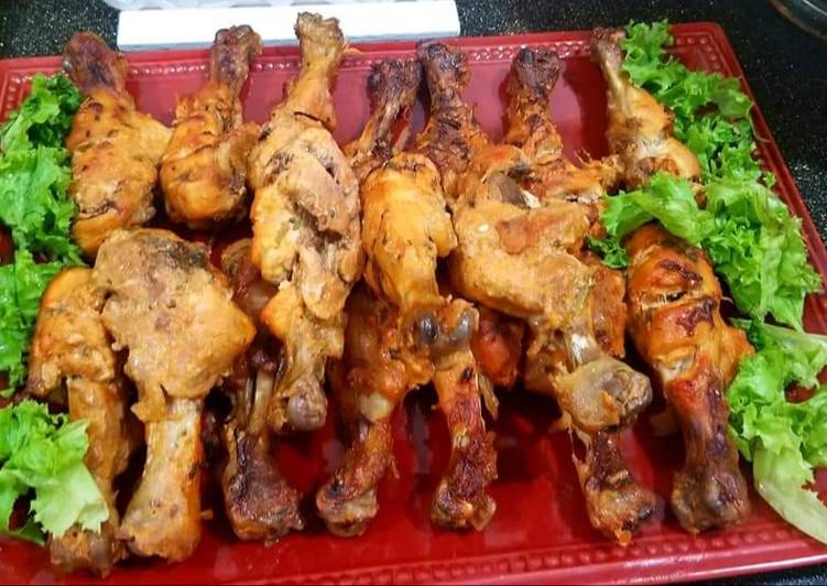 Recipe of Super Quick Homemade Taandoori drumsticks