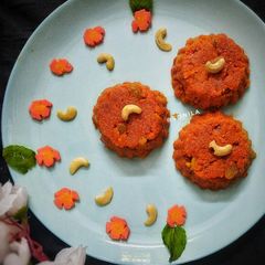 A picture of Gajar ka halwa.
