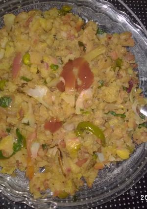 पोहा का हेल्थी पुलाव (Poha ka healthy pulao recipe in Hindi) रेसिपी मुख्य फोटो