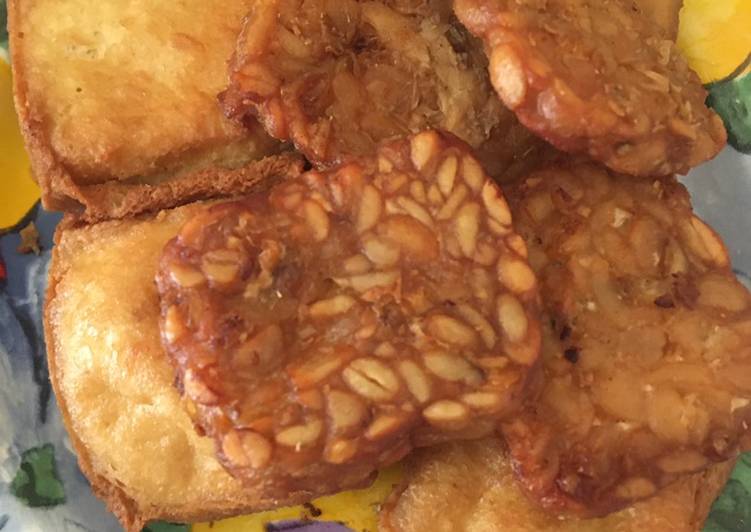 Resep Tempe dan tahu goreng yang Enak