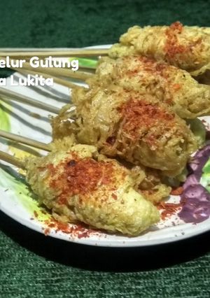Foto resep Sate Telur Gulung (Cemilan Mudah Hanya 3 Bahan)