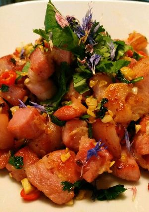 รูปของ หมูสามชั้นคั่วพริกเกลือ