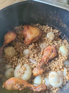 صورة لوصفة مغربية بالدجاج