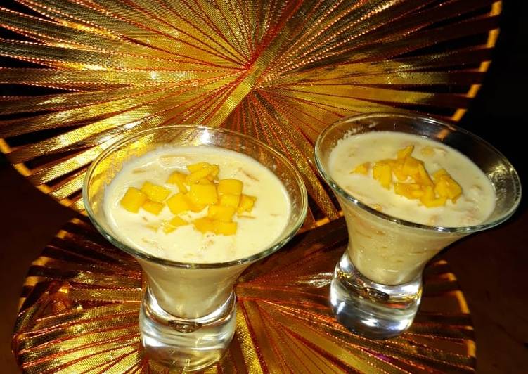 Chilled mango kheer