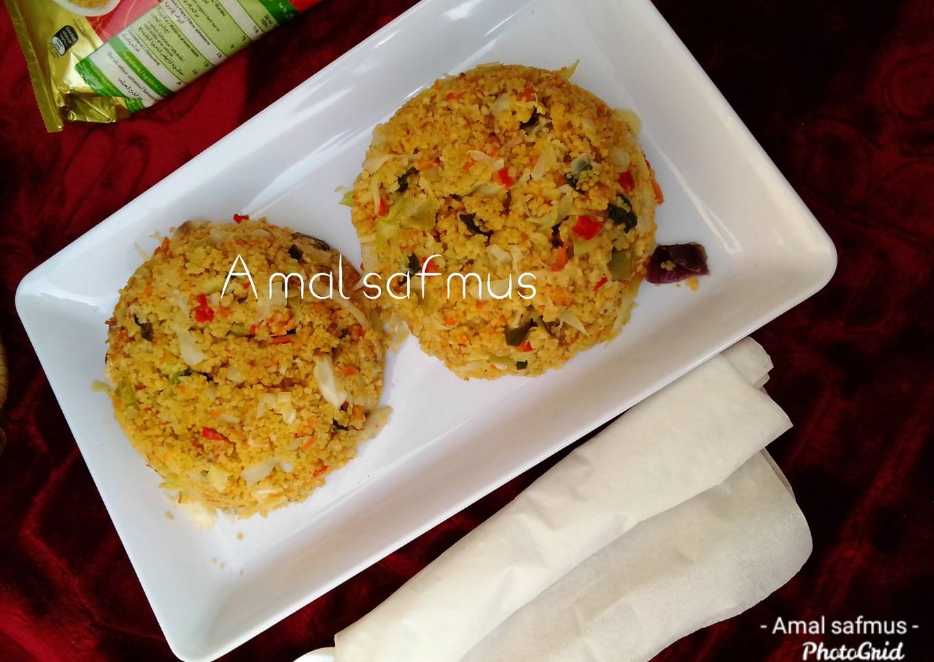 STEAMED COUS -COUS