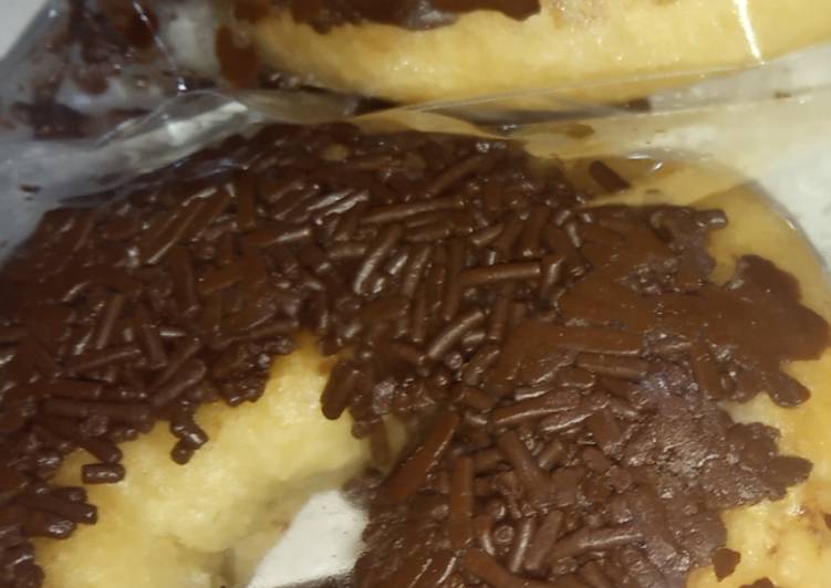 Resep Donat empuk rasa coklat 😋😋mantap betul, Bikin Ngiler