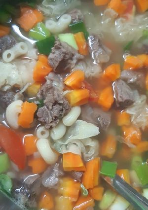 Foto resep Sop Makaroni Campur Ala Mami