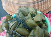 Gambar bacang daging beras