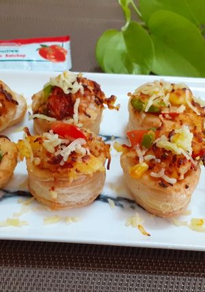 A picture of Vol Au Vents Pizza Cups (Airfryer).