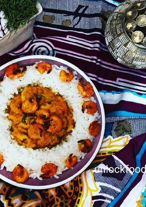 A picture of Medium size Prawn 🍤 curry.