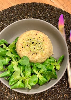 Une photo de ☆Bowl Cake Salé, Jambon et Emmental☆