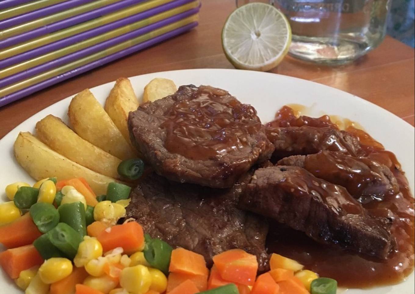 Steak daging sapi