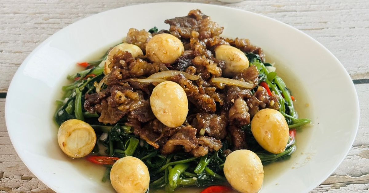 Kangkung Cah Daging