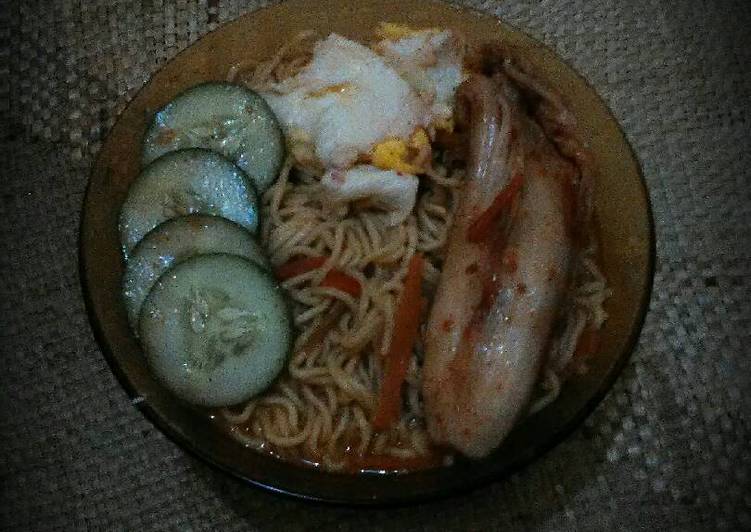 Kimchi Ramyeon ala Anak Kost