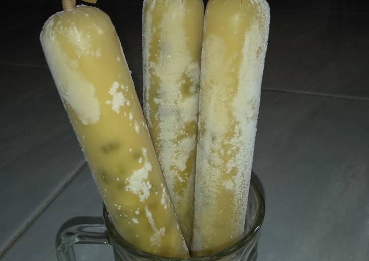 Bagaimana Membuat Es Mambo kacang hijau, Bisa Manjain Lidah