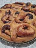 Roti kopi gulung coklat