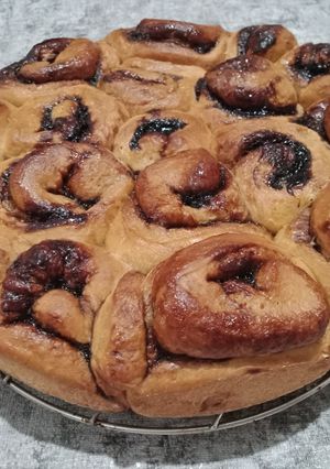 Foto resep Roti kopi gulung coklat