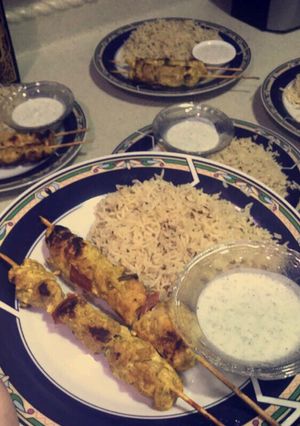 صورة لوصفة دجاج تندوري ورز بالكمون