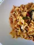 Pantacce con crema di borlotti e cozze