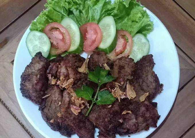 Resep 08 Gepuk Sapi Khas Sunda Oleh Kiyowokitchen12 Cookpad