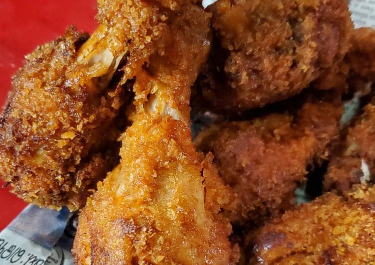 Recipe of Super Quick Homemade Buttermilk crispy fried chicken