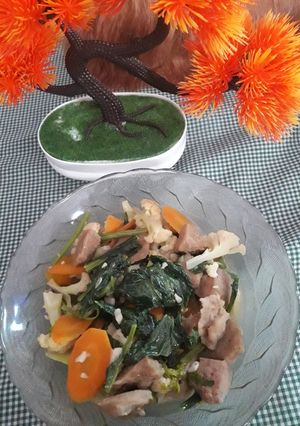 Foto resep Cah Sawi bakso