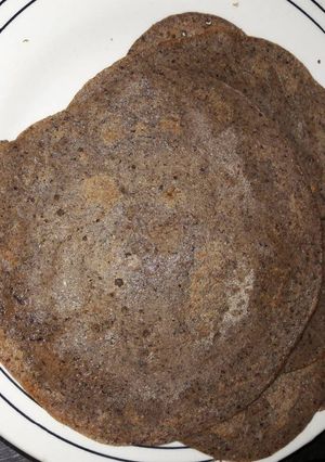Una foto de Hot cakes de harina integral