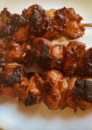 A picture of Filipino Style Chicken BBQ.