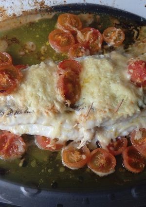 Una foto de Merluza al horno