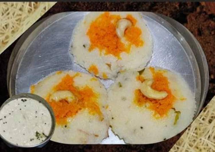 Recipe of Tasty Sooji idli | Rava idli