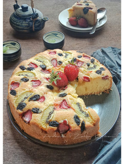 Foto resep Fruits Pastry Cake