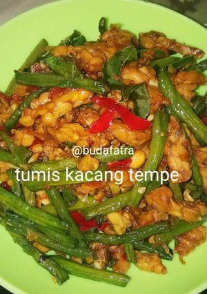 Foto resep Tumis kacang tempe