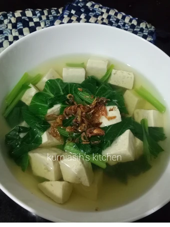 Cara Mudah Menyiapkan Resep Sop sayur bening sawi tahu putih yang Enak Banget Anti Ribet, Bisa Manjain Lidah