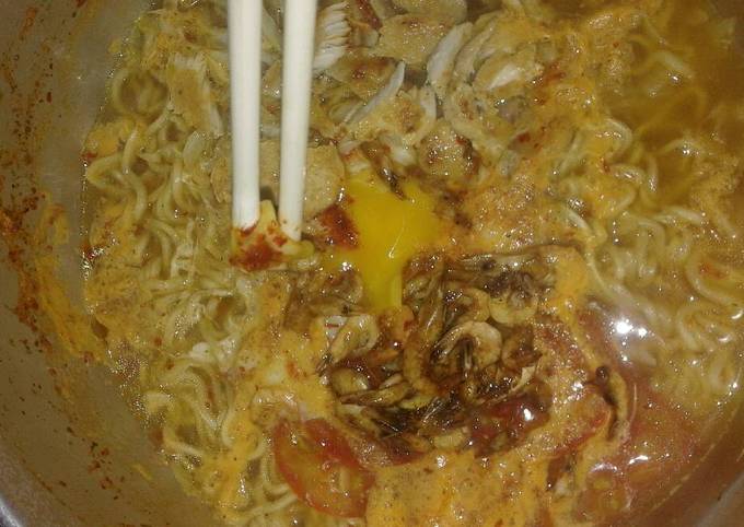 Resep: Mie ramen korea mudah dibuat Ekonomis Untuk Dijual
